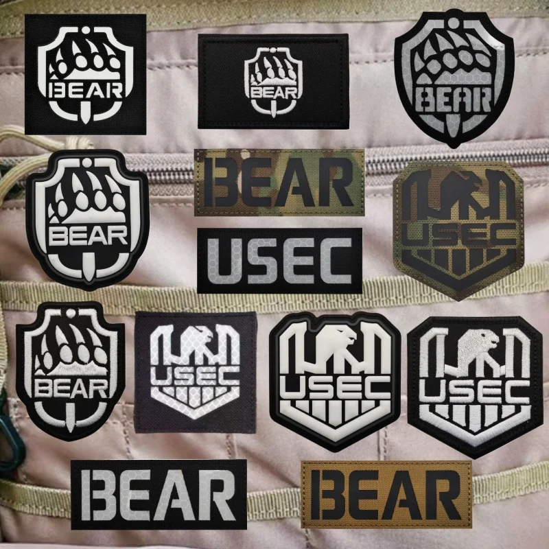 Parche táctico IR PVC Escape from Tarkov USEC con insignia de velcro - imagen 3