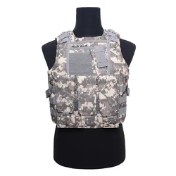Chaleco táctico camuflaje anfibio de protección y carga MOLLE