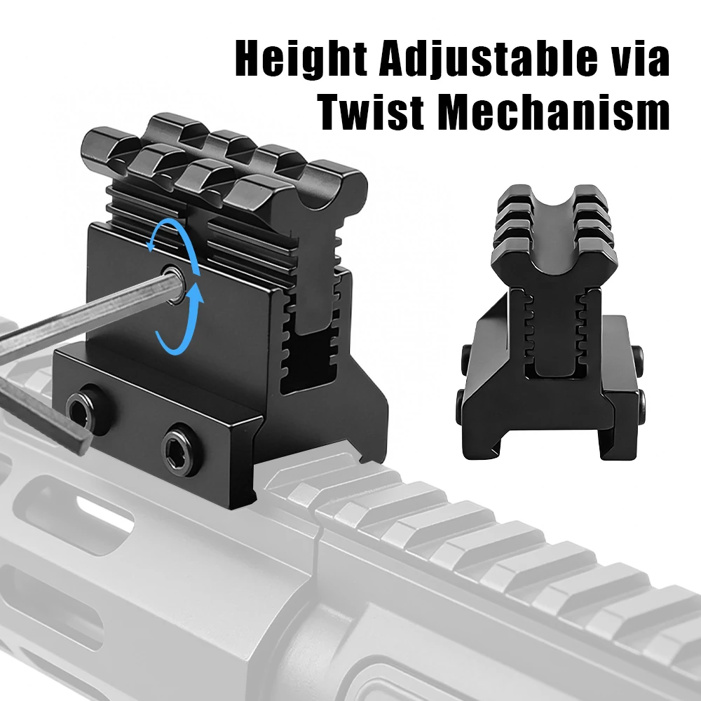 Lockdown montura elevadora carril Picatinny para miras y ópticas - imagen 2