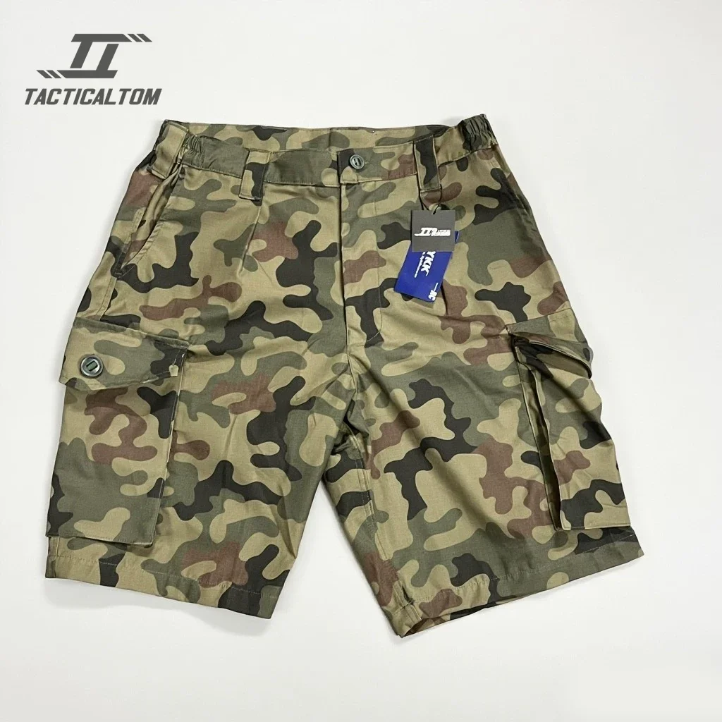 Pantalones cortos tácticos Tom Polish camo holgados verano