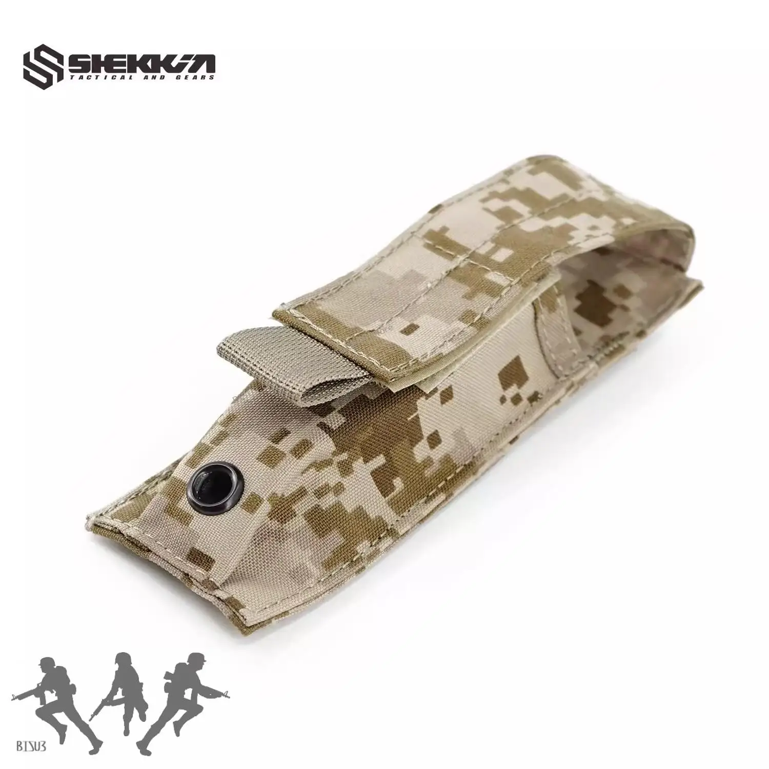 DG bolsa táctica AOR1 para cargadores pistola simple doble