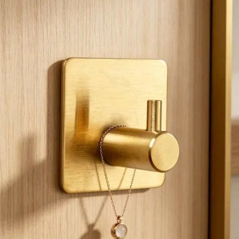 Gancho metálico adhesivo sin perforaciones para pared – fijación firme - imagen 3