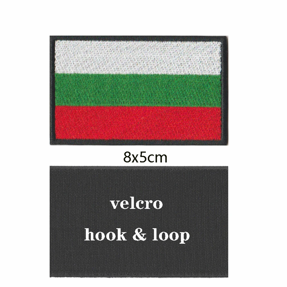 Brazalete táctico bordado Bulgaria con Velcro - uso profesional - imagen 2