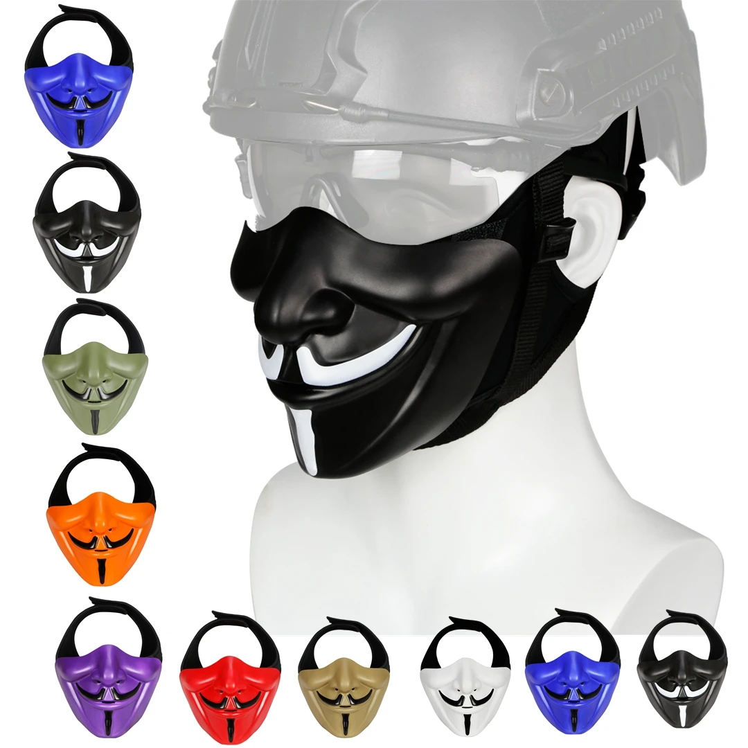 Máscara táctica media cara para Paintball y Airsoft - imagen 5