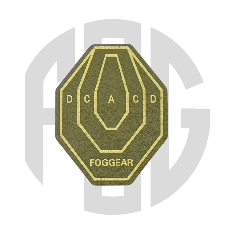 Parche táctico Foggear USPSA IPSC diamante Kydex para brazalete