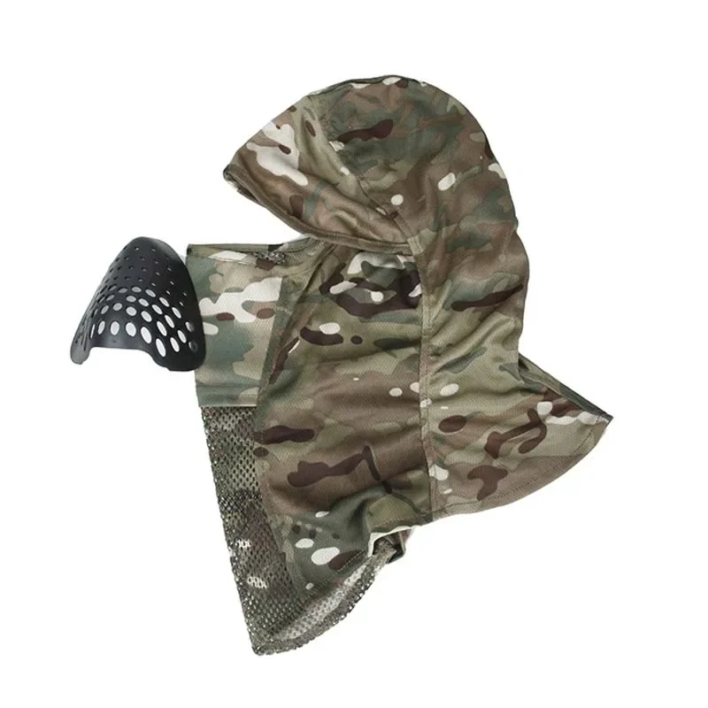 Funda para cabeza táctica camuflaje - pasamontañas de malla completo - imagen 4