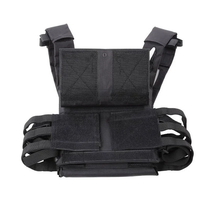 Chaleco táctico MOLLE camuflaje de nylon para airsoft y caza - imagen 5