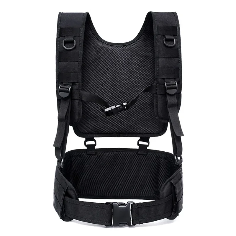 Chaleco táctico MOLLE para airsoft, paintball, caza y uso militar - imagen 4
