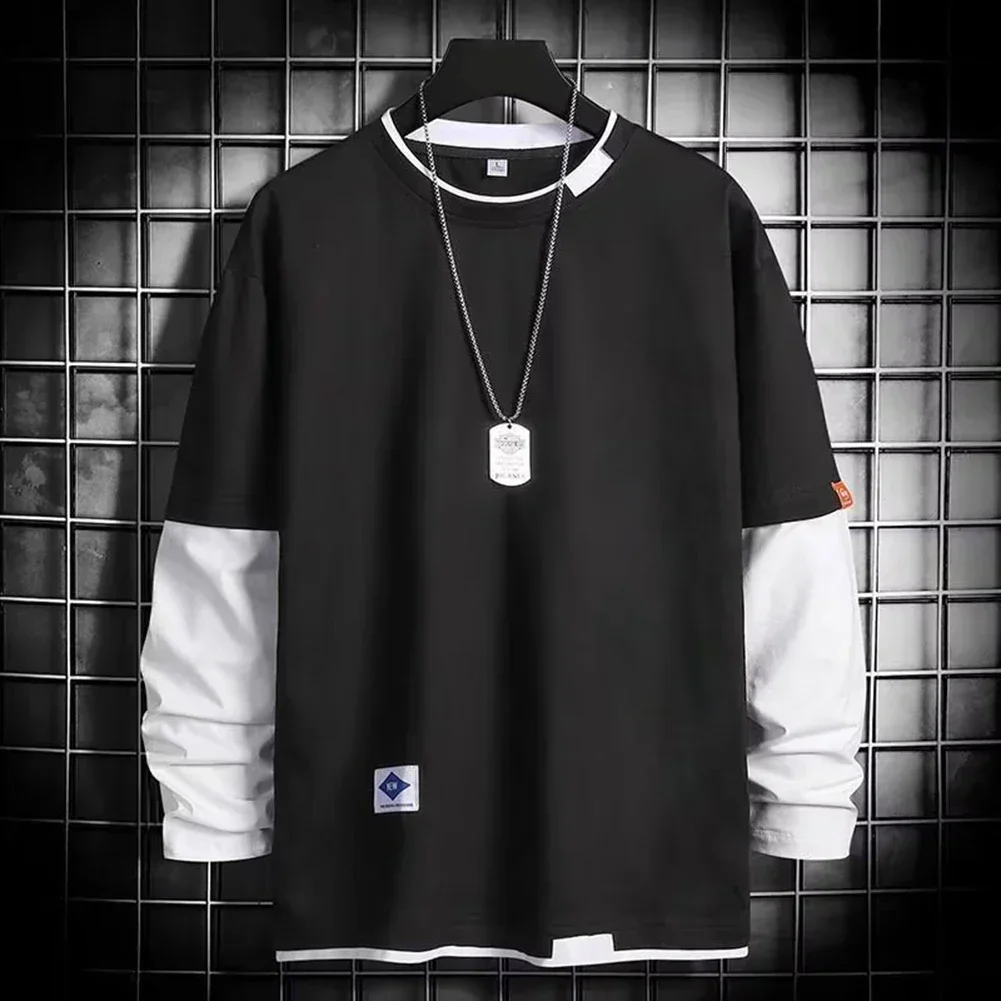 Camiseta streetwear hombre cuello redondo holgada colores a juego - imagen 4