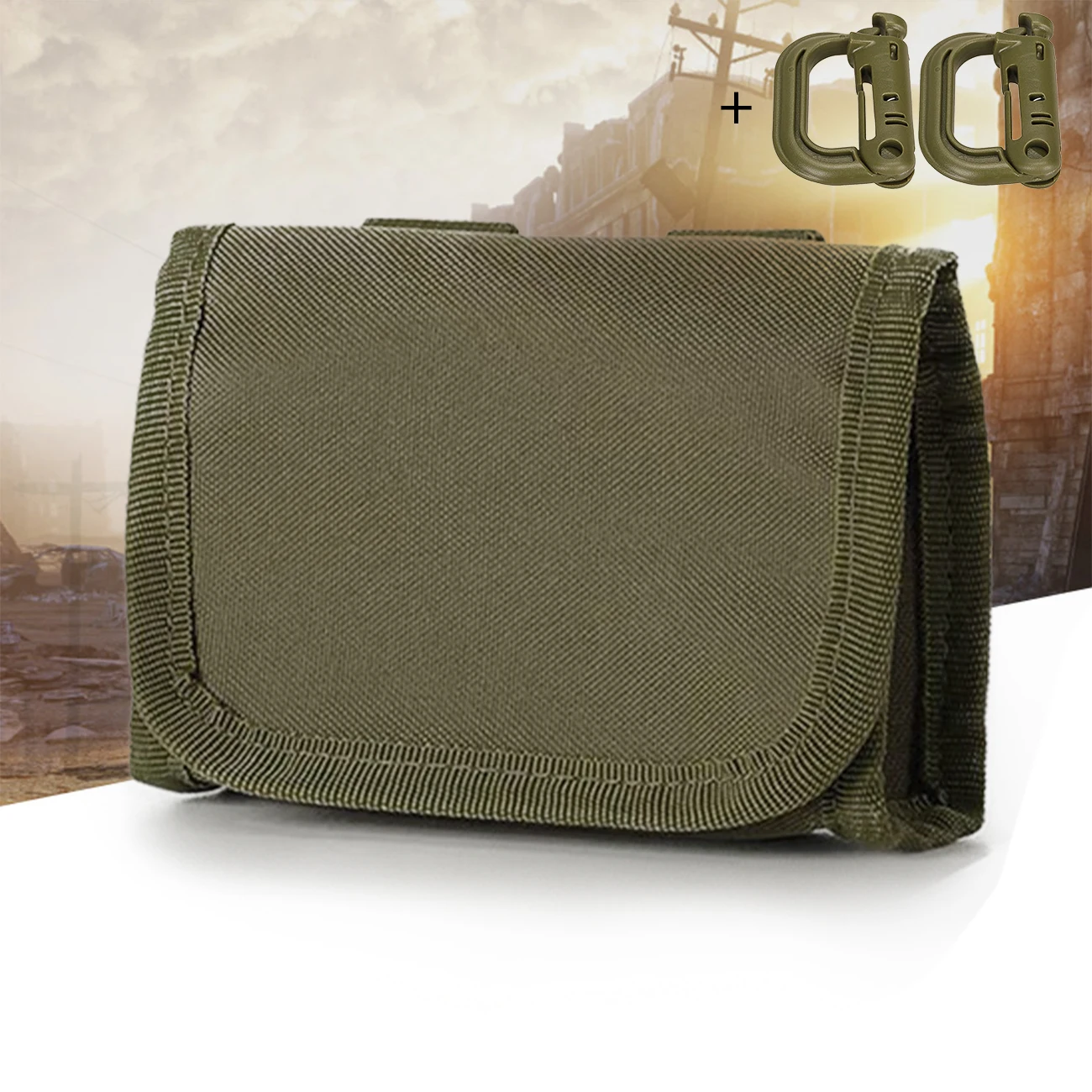 Bolsa táctica abatible MOLLE de accesorios con acceso rápido y ranuras - imagen 5