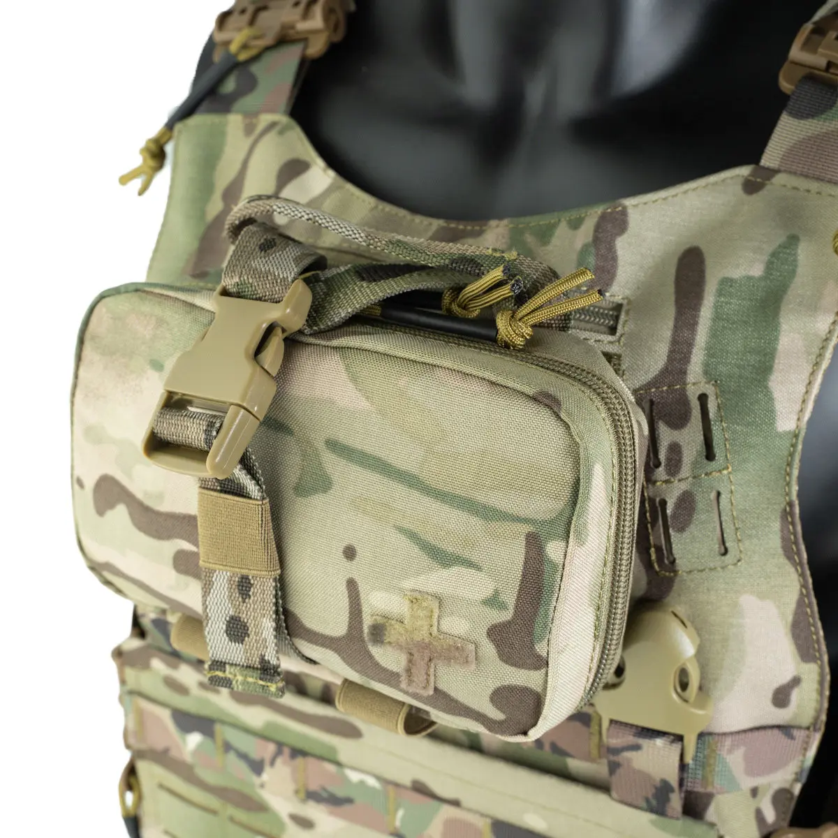 Bolsa médica táctica IFAK MOLLE liberación rápida para exteriores - imagen 2