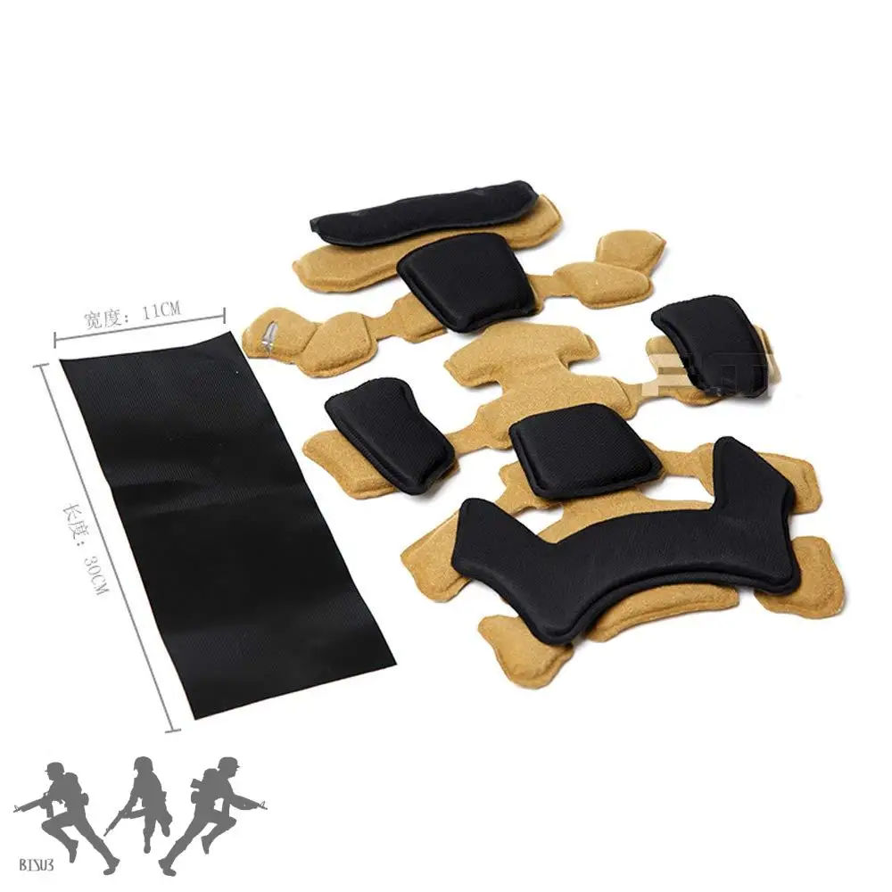 MT Almohadillas tácticas viscoelásticas de recambio para casco - imagen 3