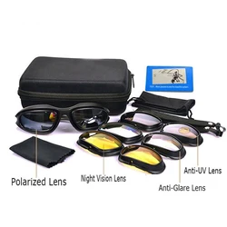Gafas tácticas X7 polarizadas para airsoft, tiro y ciclismo