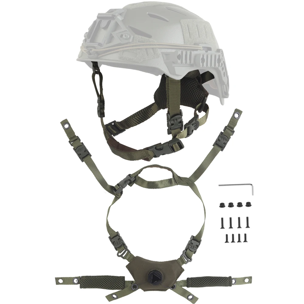 Suspensión ajustable FAST MICH para casco táctico Airsoft