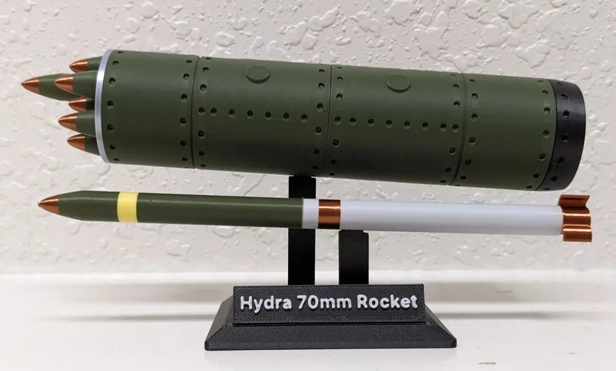 Heidela modelo militar impreso en 3D de lanzamiento DIY