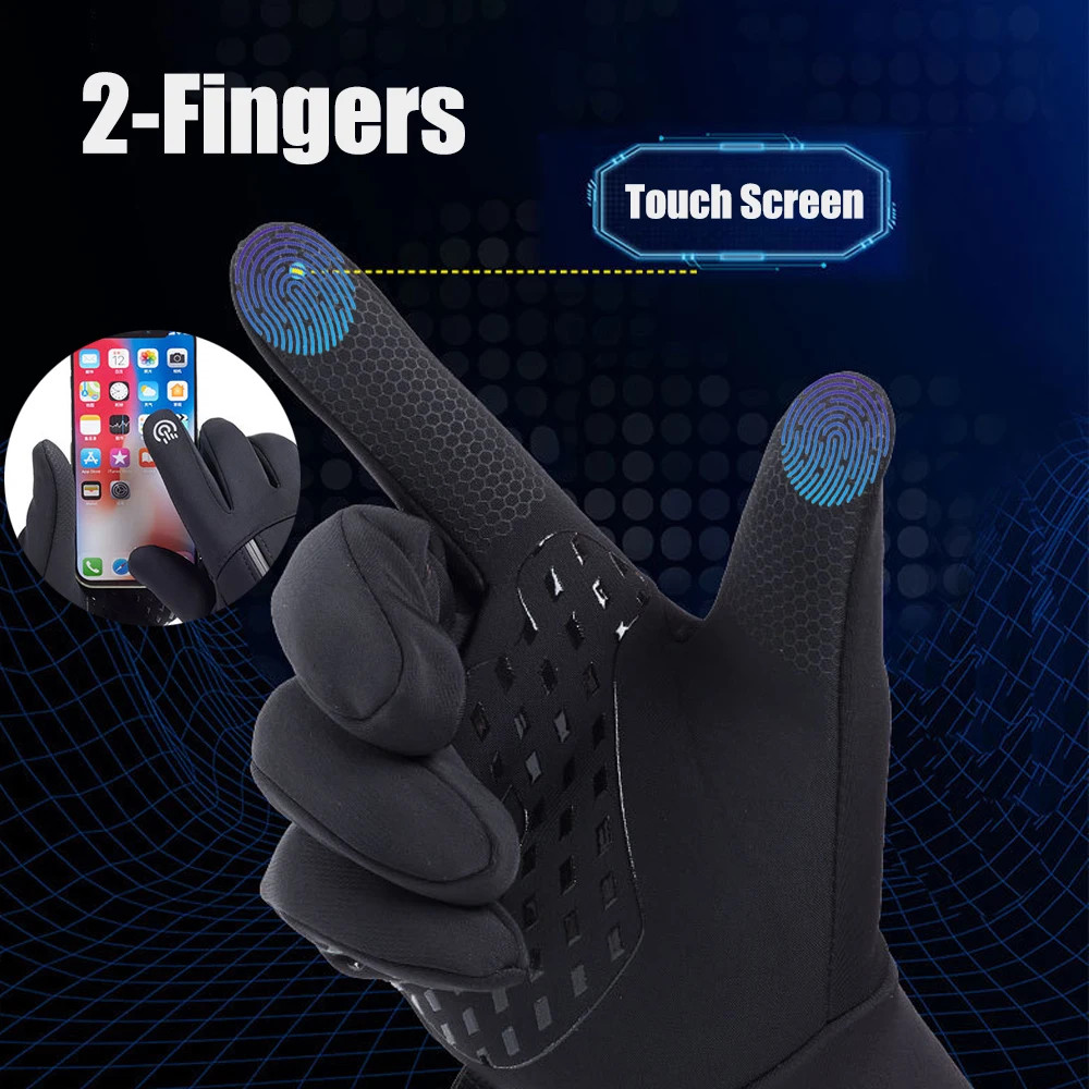 Guantes preparados para deportes al aire libre