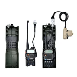 Adaptador PTT para walkie talkie con conector U94