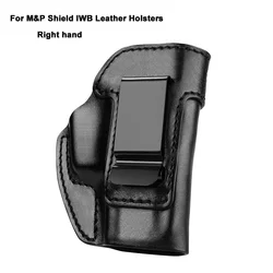 Smith & Wesson M&P Shield 9mm – Funda IWB cuero táctica mano derecha