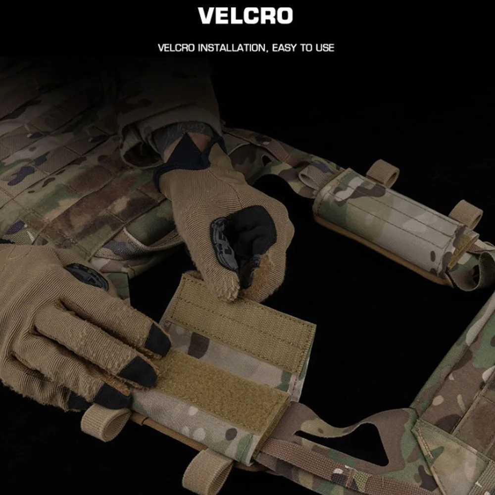 Hombreras acolchadas JPC – Chaleco táctico Airsoft y caza transpirables - imagen 4