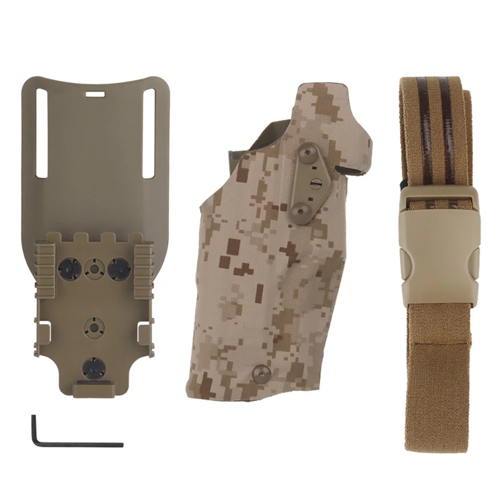 Funda Glock 17 ALS táctica de liberación rápida resistente de protección - imagen 4