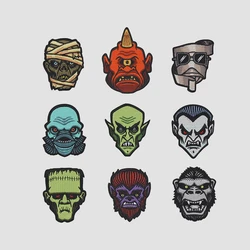 Parche bordado táctico Avatar monstruo – Para mochila y chaqueta