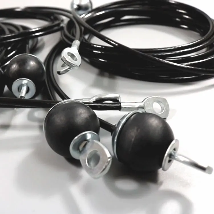 Terminal hueco tipo bola para anclaje en cable fitness