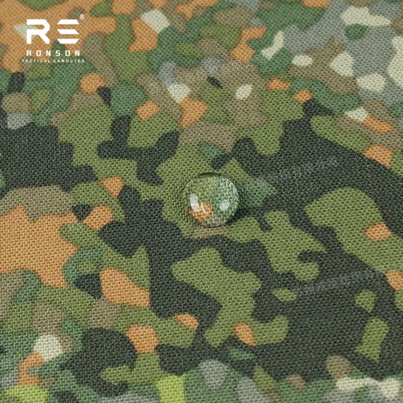 Tela Cordura camuflaje fractal holandés NFP verde PU NIR - imagen 2
