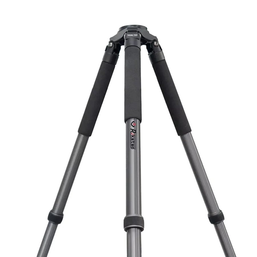 Trípode de aluminio para foto y vídeo: patas con púas - imagen 3