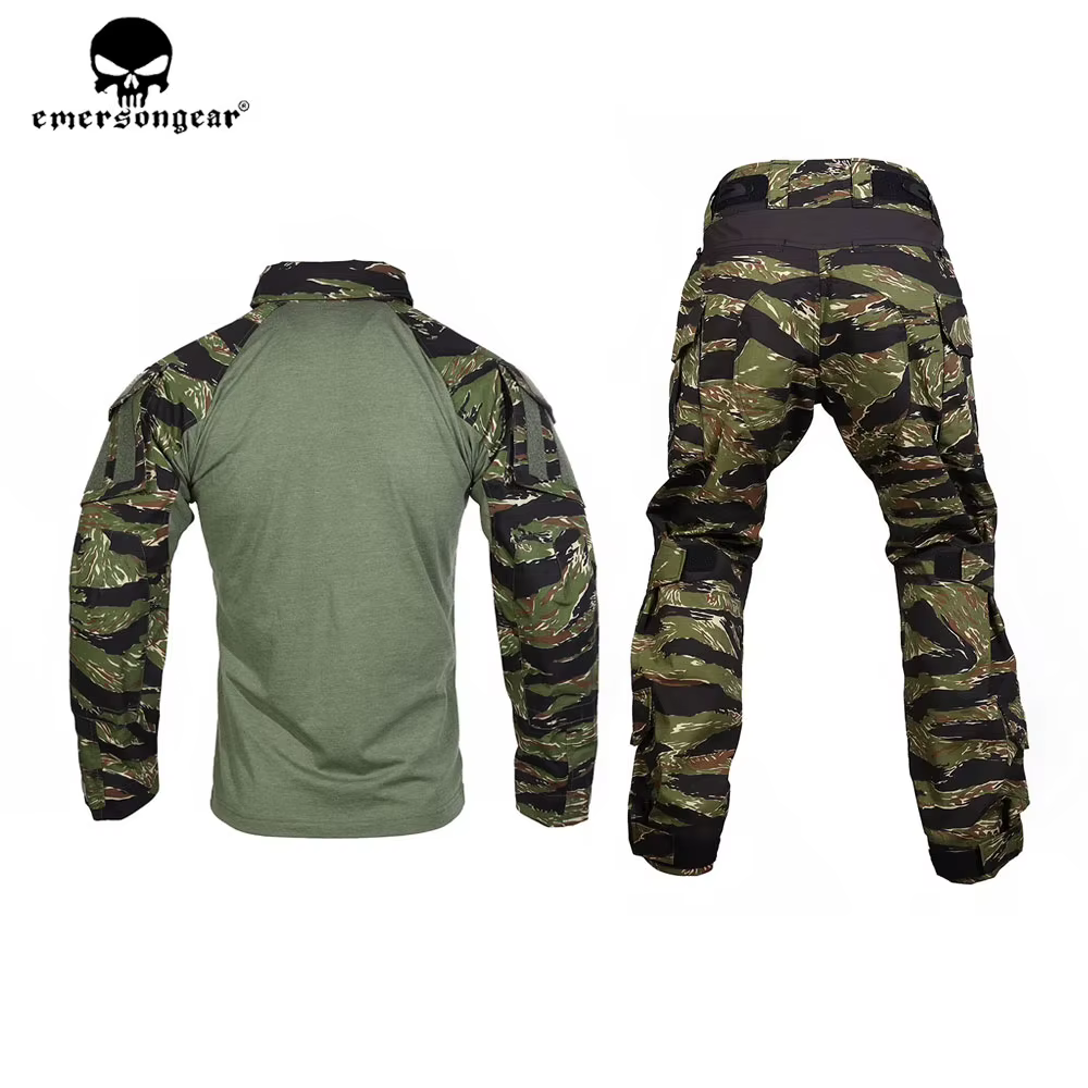 Emersongear G3 Traje de combate táctico con rodilleras – Camuflaje civil - imagen 5