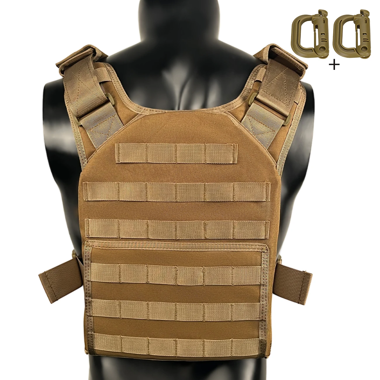 Gilet táctico modular de caza con liberación rápida y D-ring - imagen 2