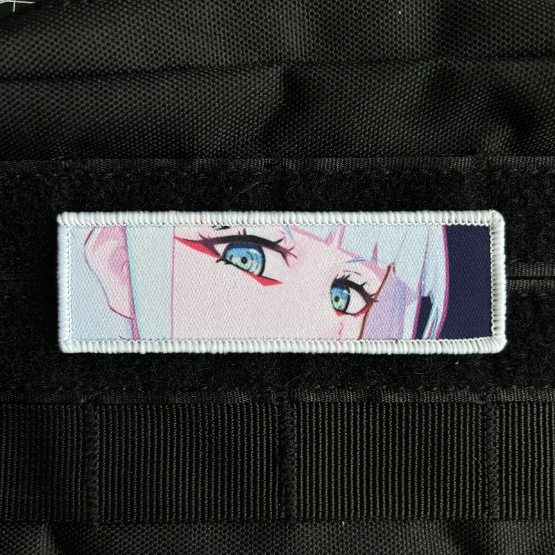 Parche táctico Lucy Eyes Gaze – Insignia moral con velcro para mochila