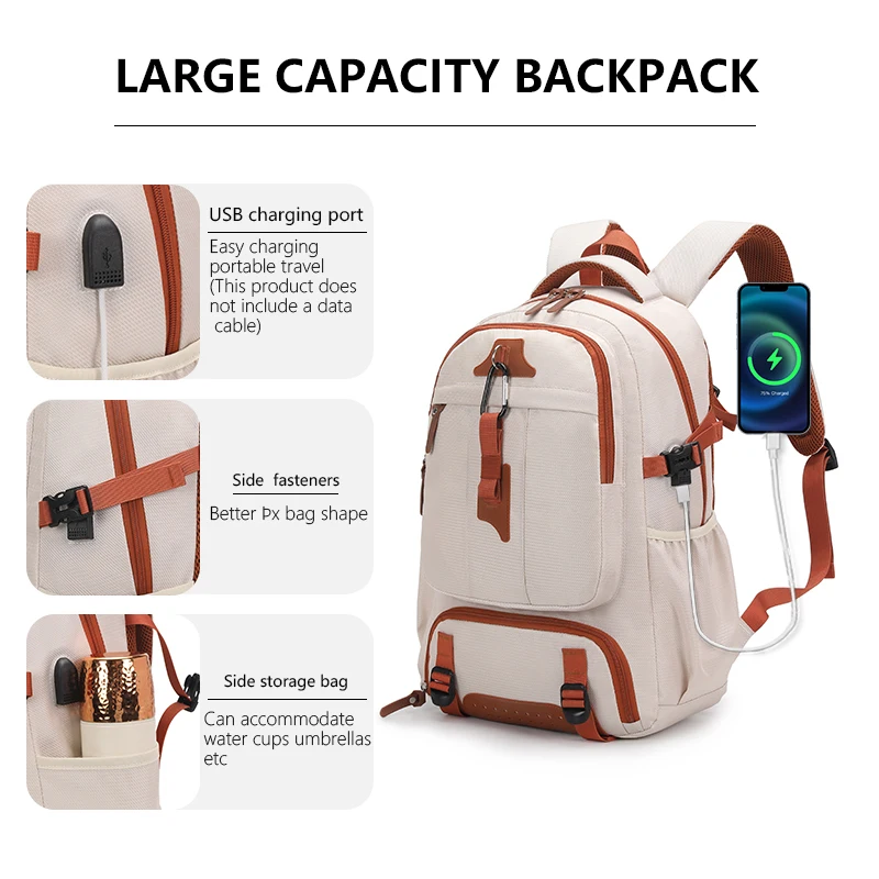 Mochila táctica outdoor ripstop gran capacidad montaña y senderismo - imagen 2