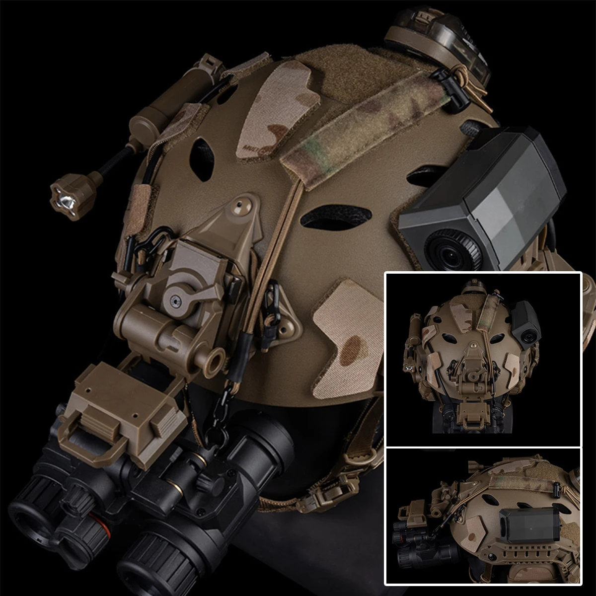 Cordón táctico antipérdida para visión nocturna de casco, telescópico - imagen 4