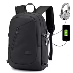 Mochila táctica antirrobo con puerto USB EDC alta capacidad