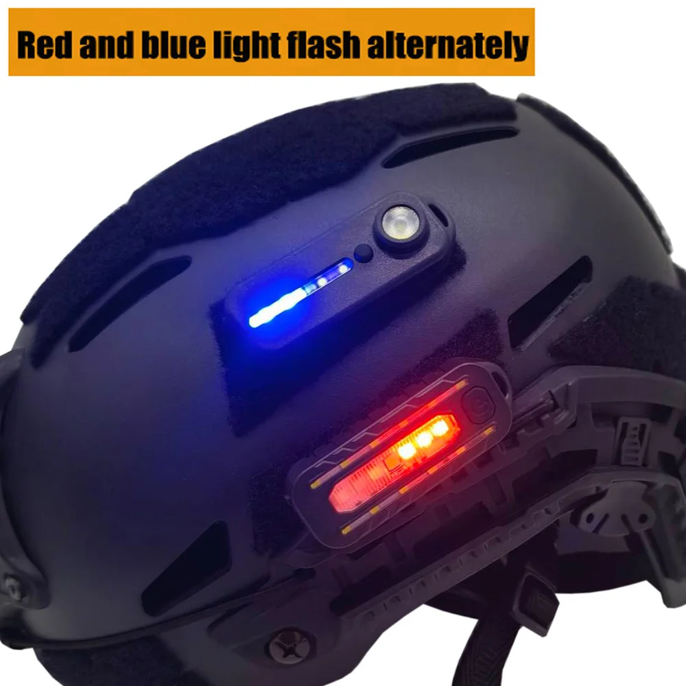 Linterna táctica EDC para casco, señal y carga USB, outdoor - imagen 2