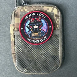Parche táctico moral estilo anime para chicas con velcro