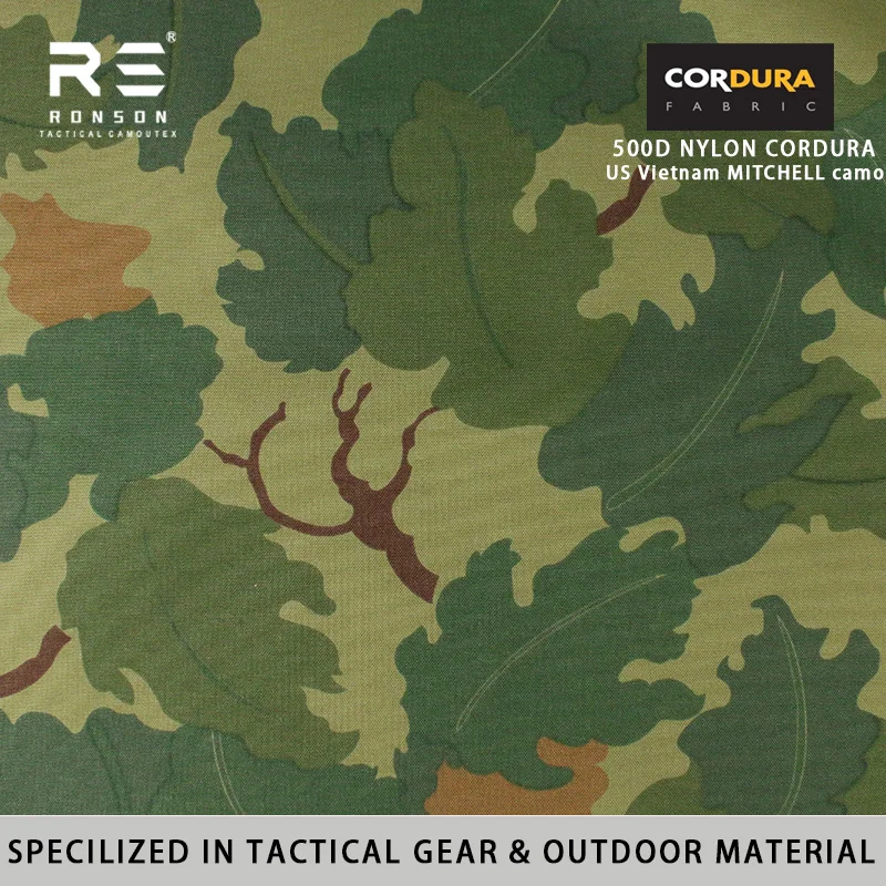 Tela Cordura de nylon con PU resistente al agua para mochilas tácticas