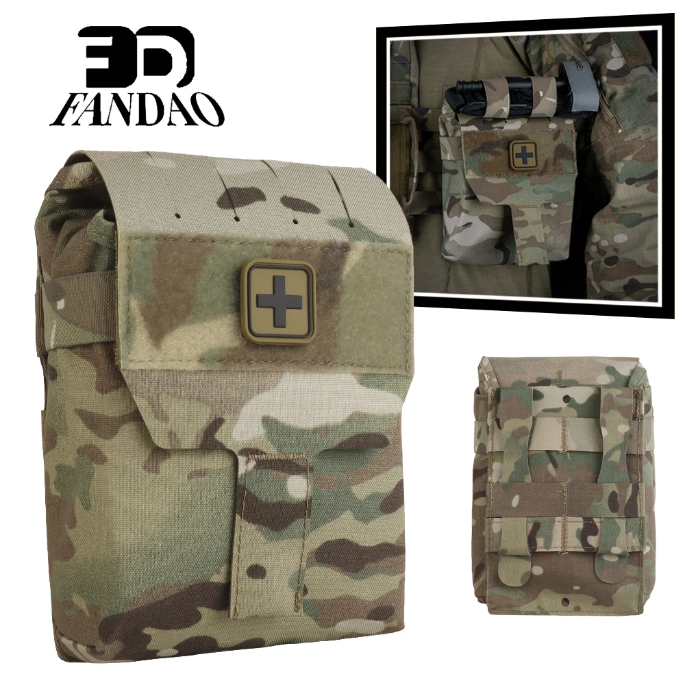 Bolsa MOLLE Multicam para Kit Médico táctico de primeros auxilios