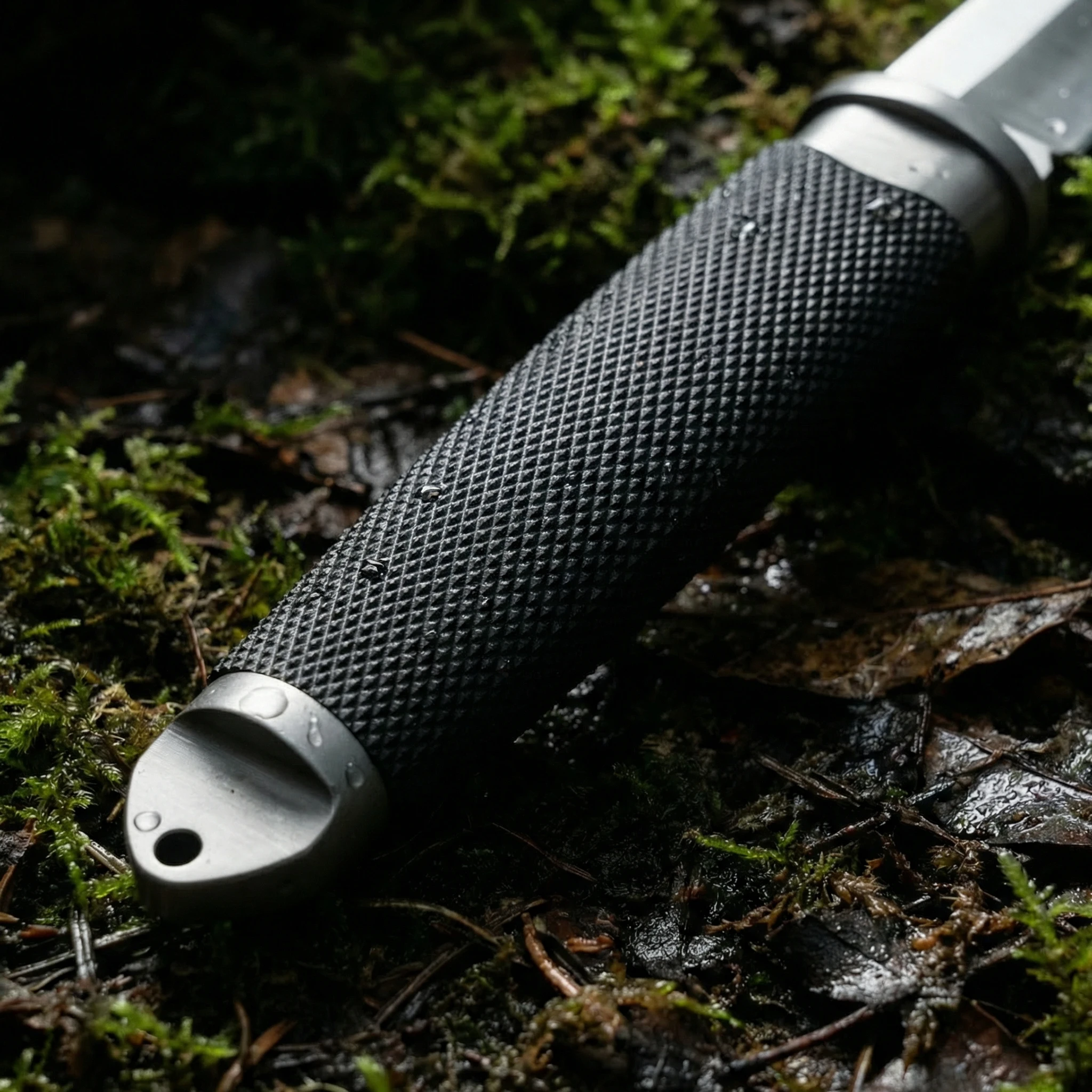 Cuchillo fijo acero para exteriores y emergencias de camping - imagen 5