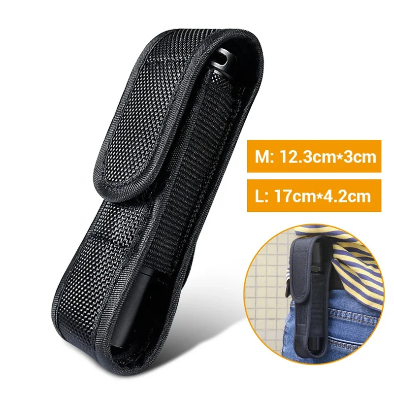 Bolsa táctica MOLLE para linterna LED - funda outdoor resistente