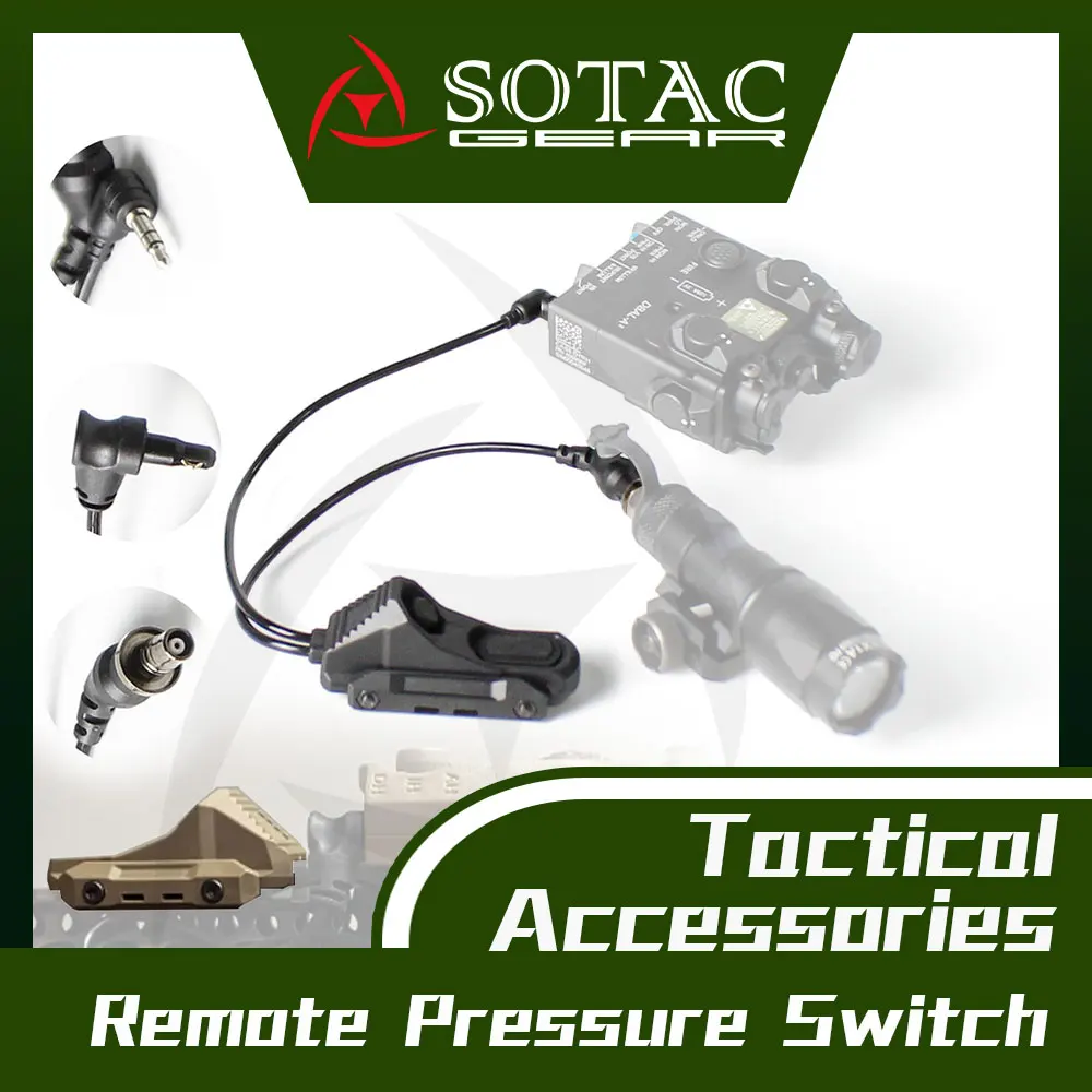 Wea-pon AXON interruptor de función dual para linterna M300/M600