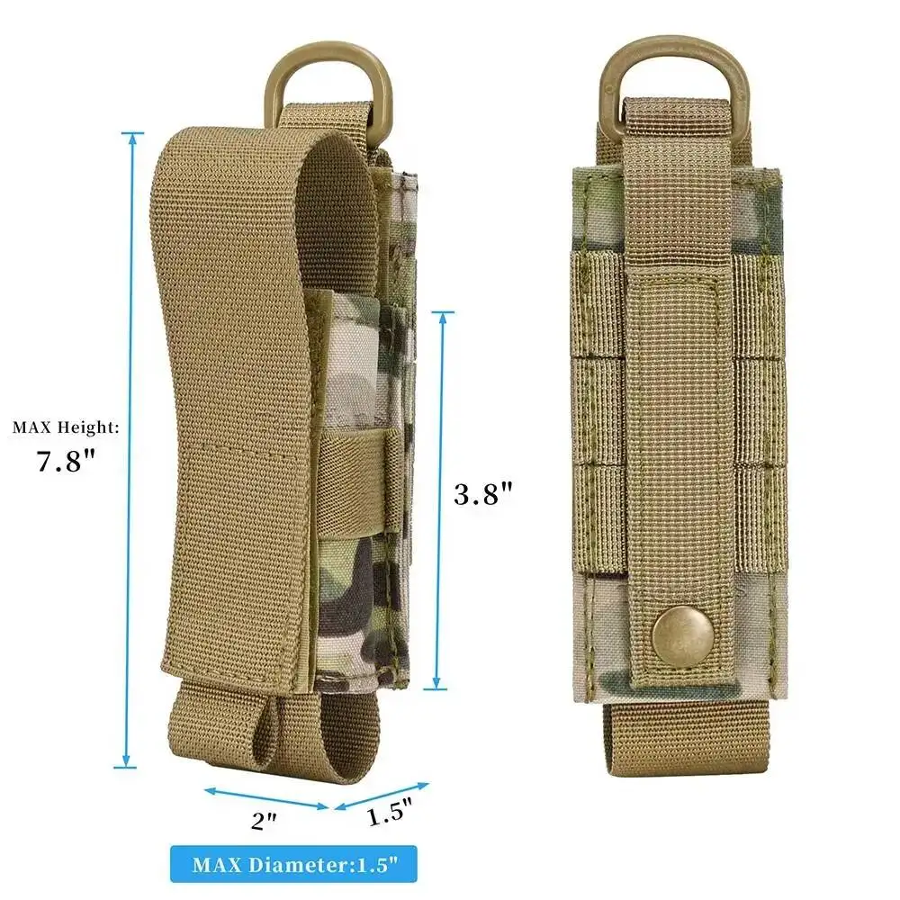 Funda táctica MOLLE para linterna MK4 MK3 y spray pimienta OC - imagen 5