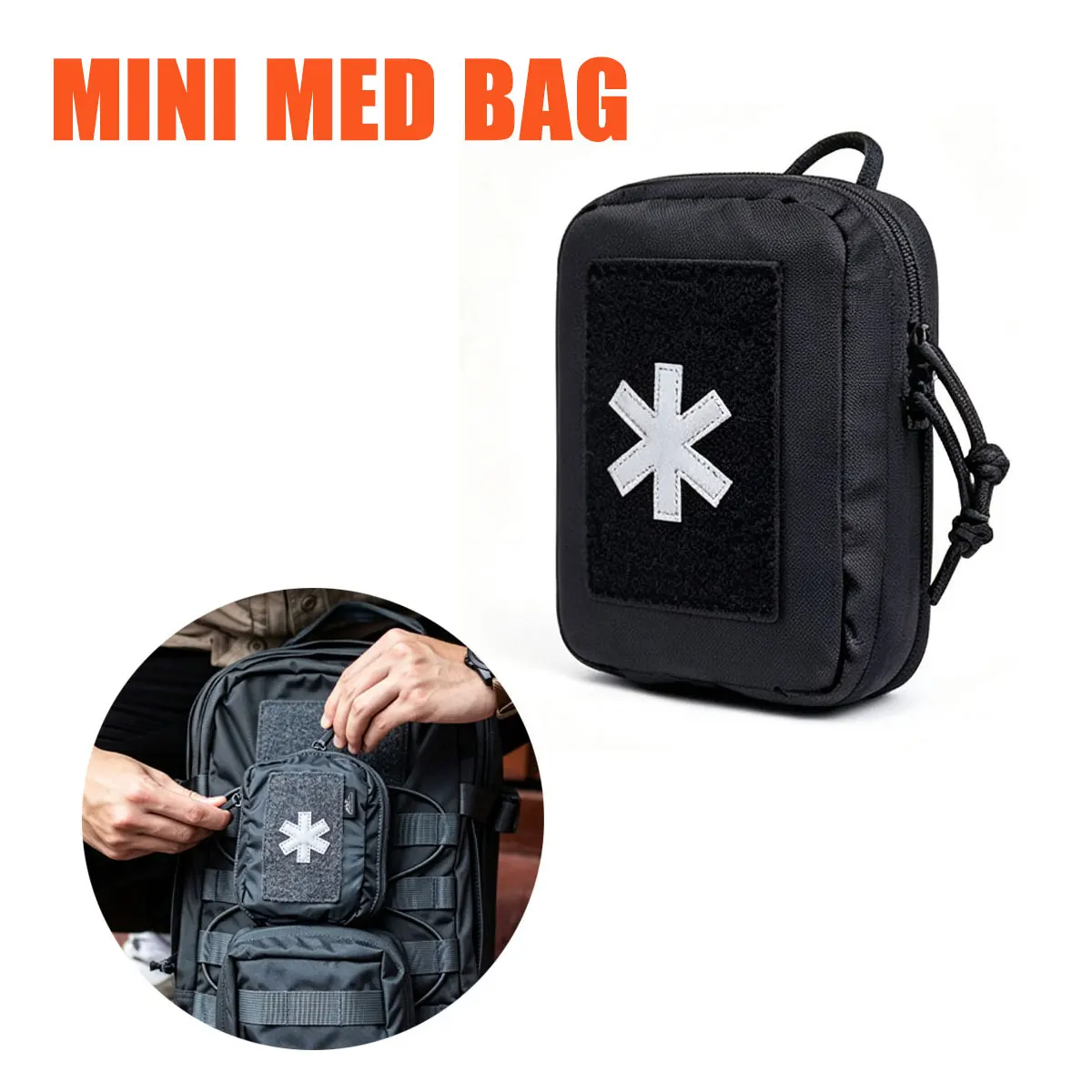 Bolsa táctica de primeros auxilios MOLLE para cinturón - imagen 3