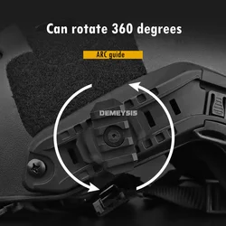 De Mesis Adaptador Riel Lateral Casco Táctico