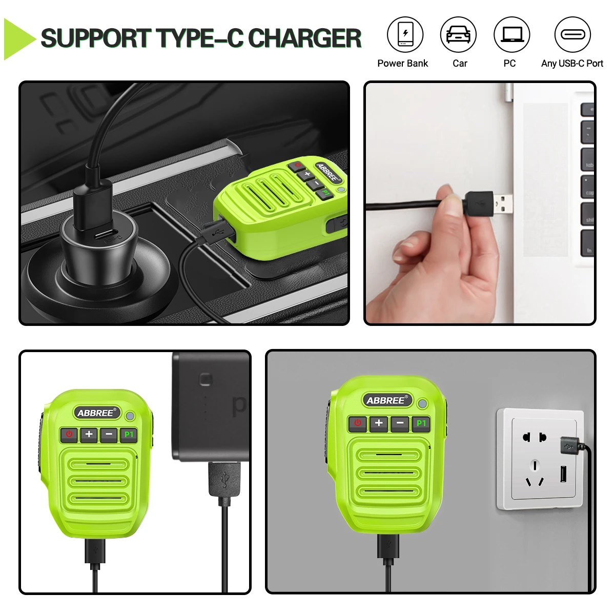 Puerto de carga USB-C del micrófono