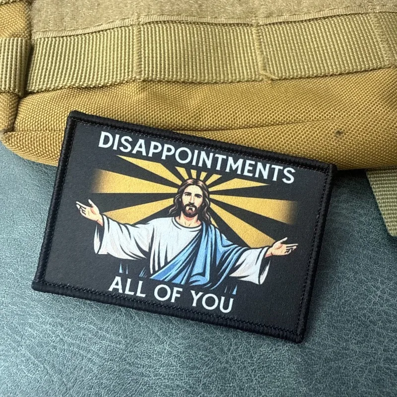 Parche táctico religioso gancho y bucle para chaquetas, chalecos - imagen 2