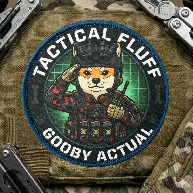 GOOBY ACTUAL parches tácticos gancho y bucle para chaleco perro