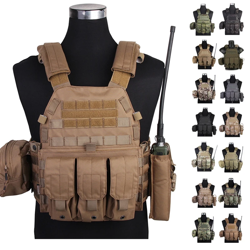 Portador de placa táctico 3 bolsas – Airsoft y senderismo - imagen 4