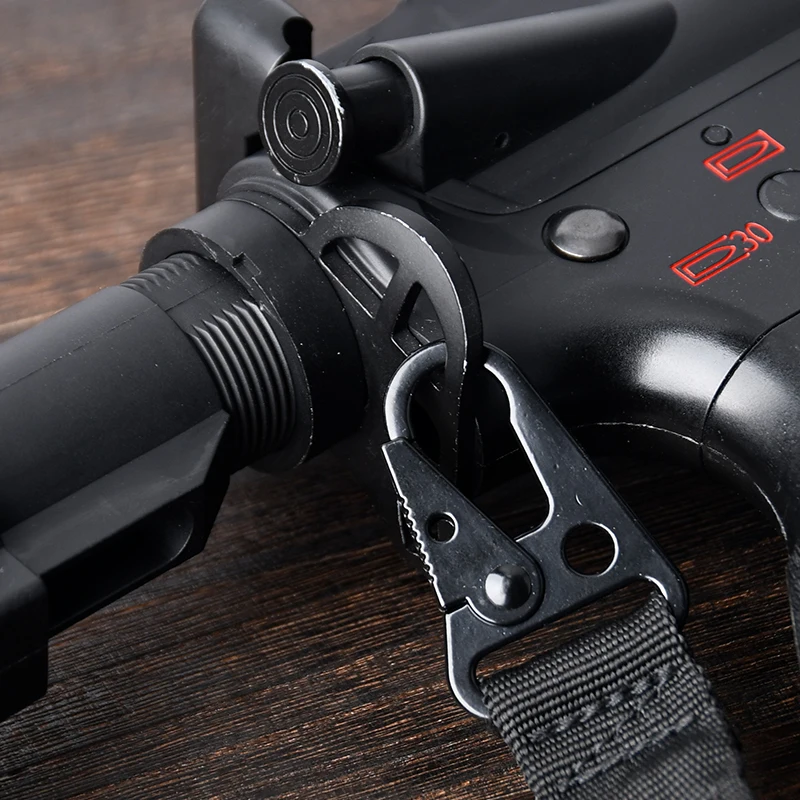 AEG Hebilla QD de metal anilla redonda mariposa para Airsoft - imagen 5