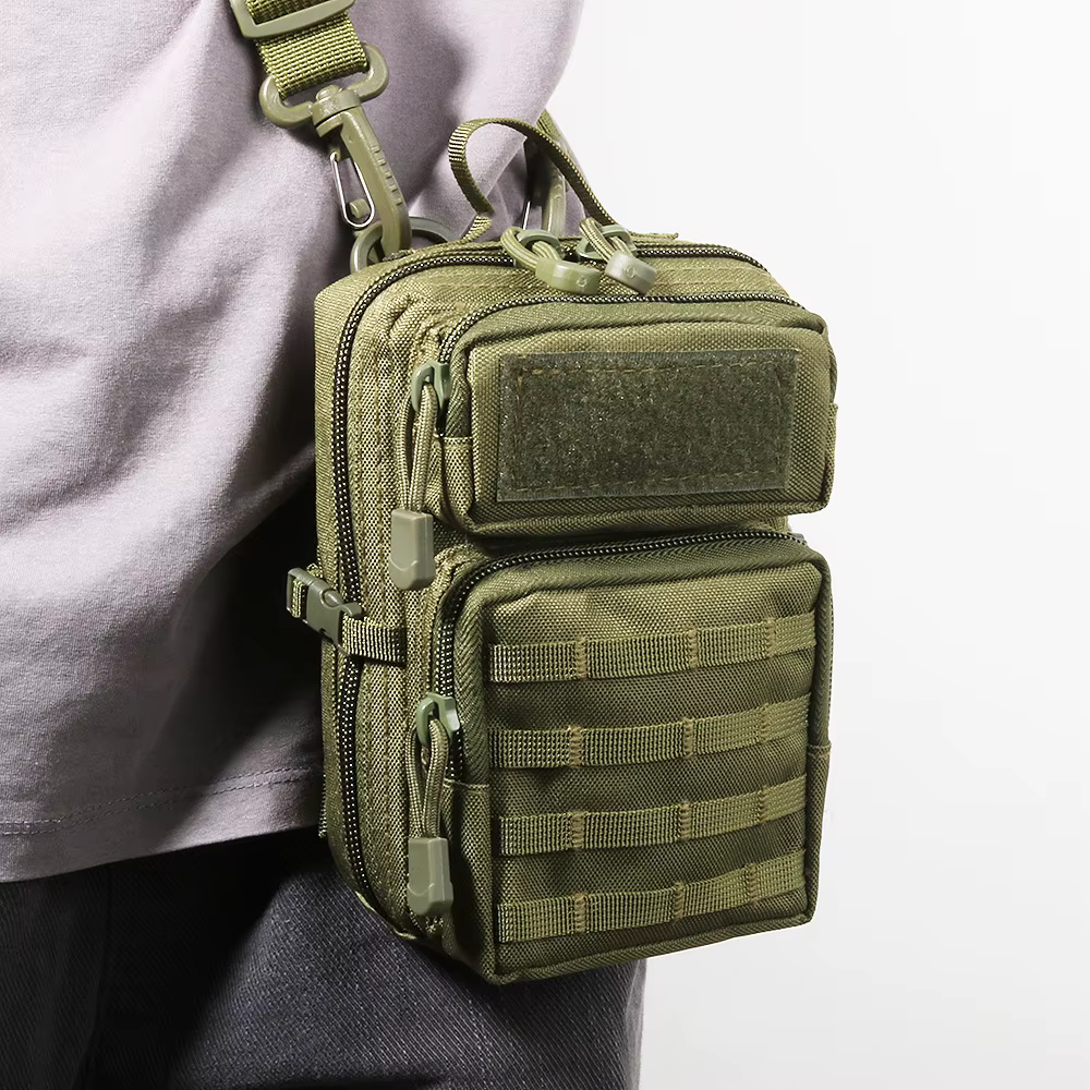 Bolsa EDC MOLLE táctica bandolera cintura ciclismo emergencia - imagen 3